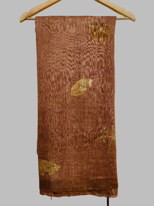 Sandstone Drape Matka Silk Saree