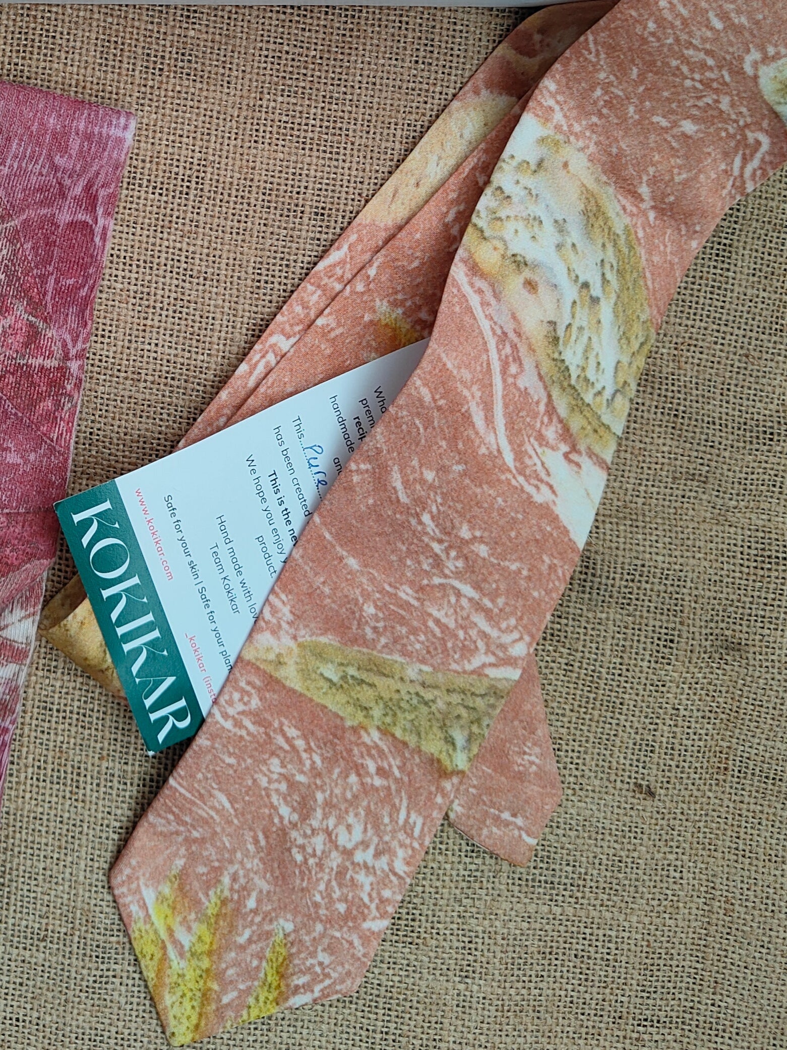 Eco Printed Wedding Gift Box – Handcrafted