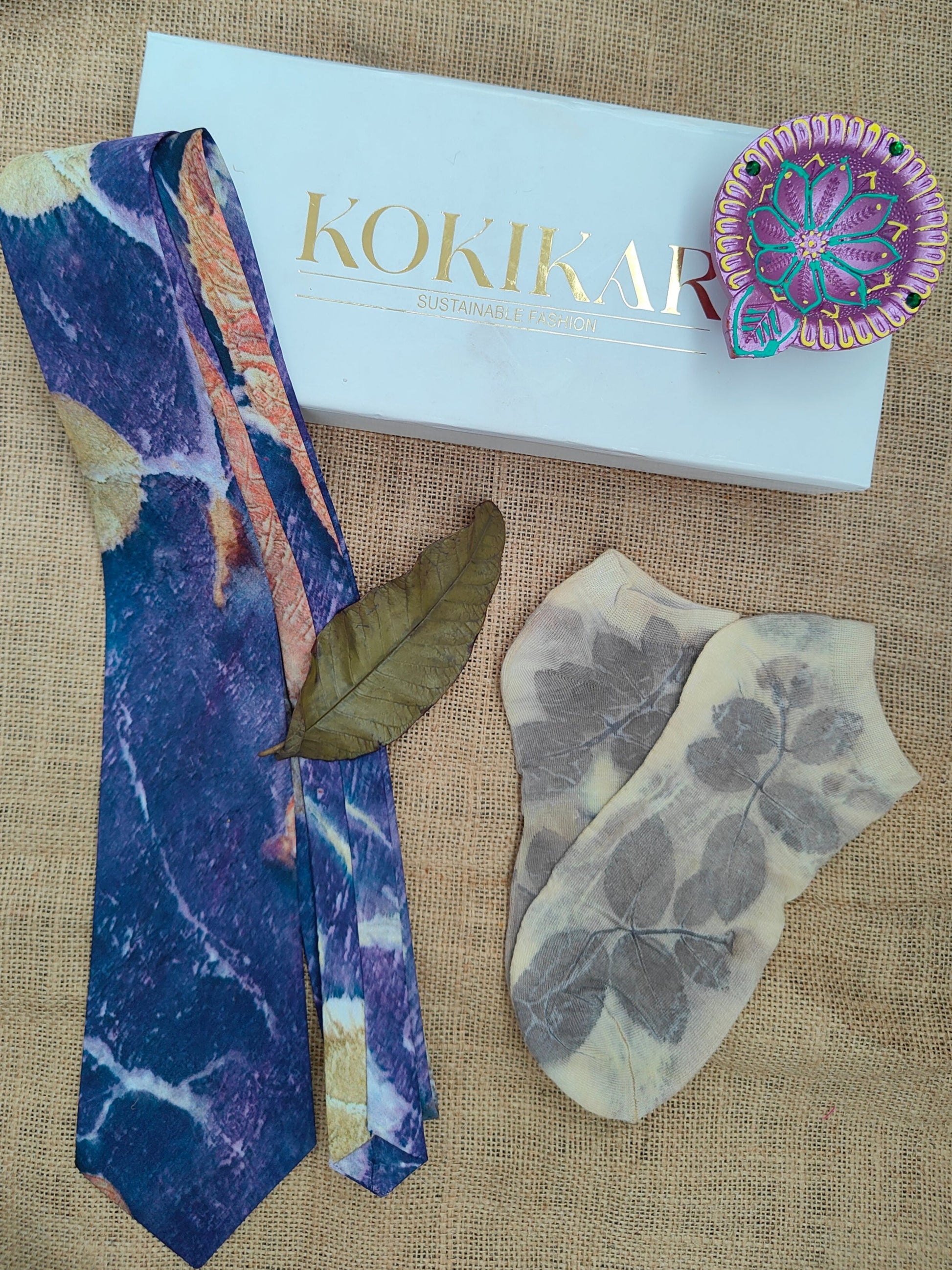 Diya Ecoprinted Gift Hamper