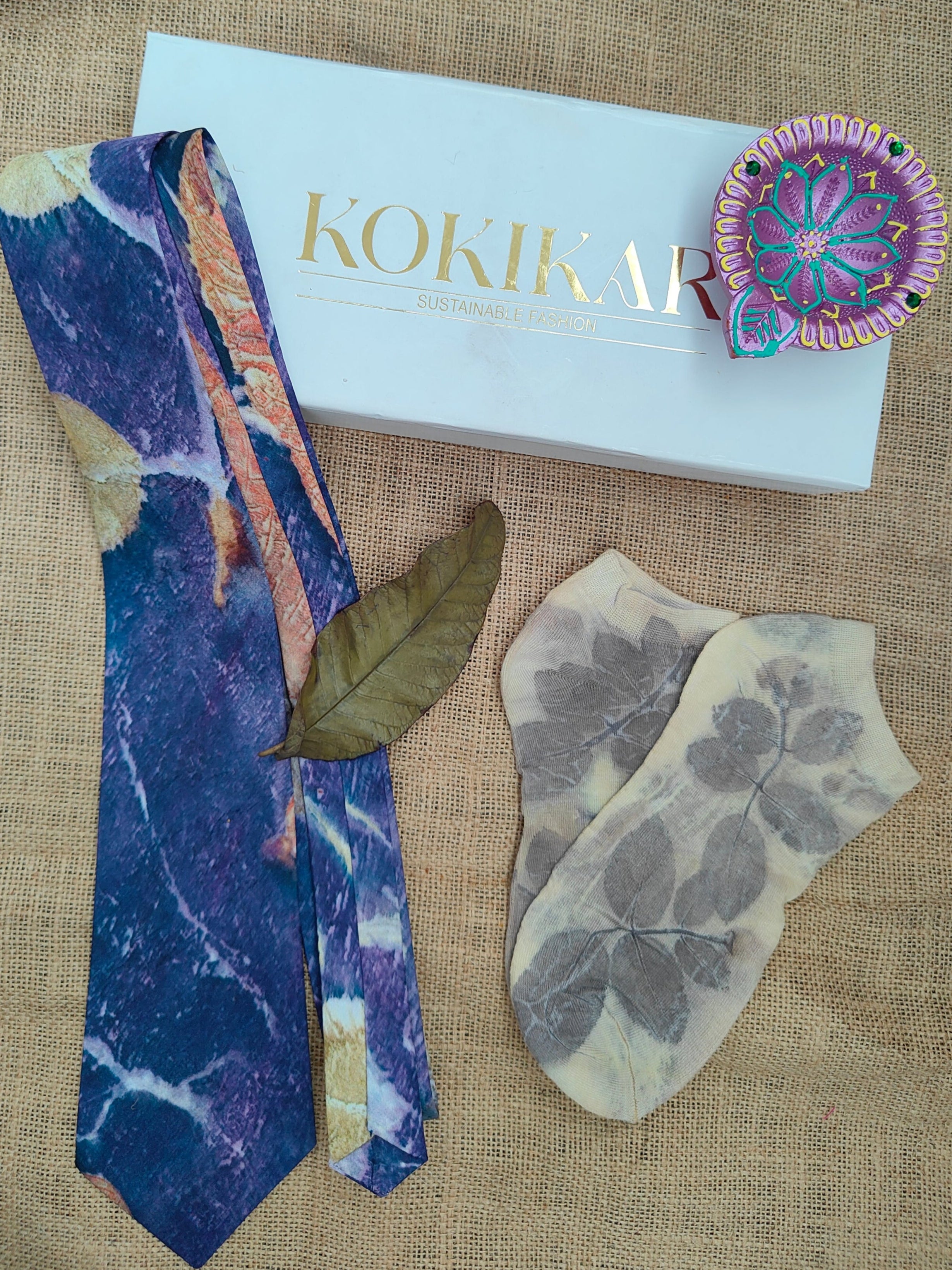 Diya Ecoprinted Gift Hamper