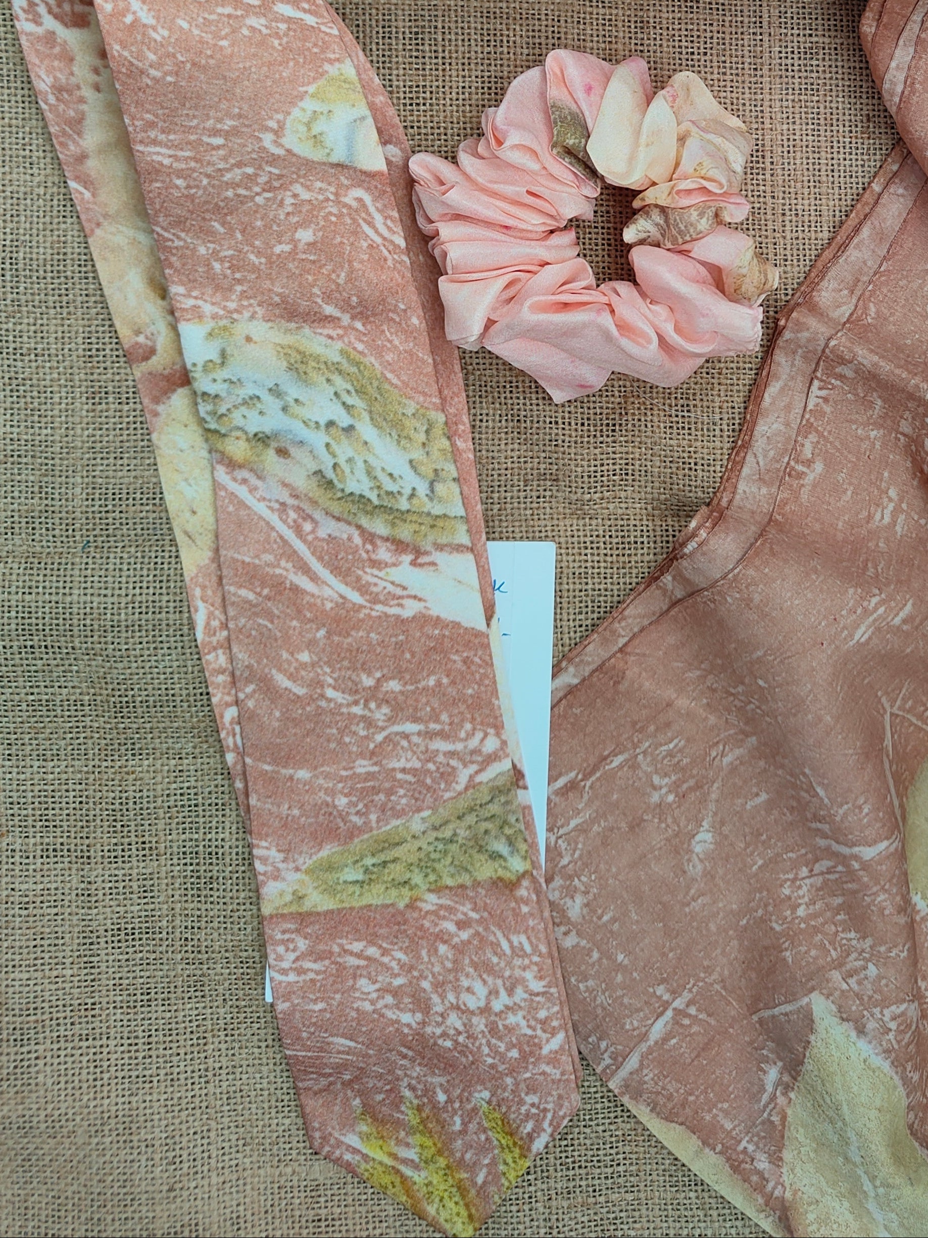 Eco Printed Wedding Gift Box – Handcrafted