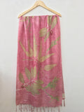 Blush Forest Ecoprinted Scarf