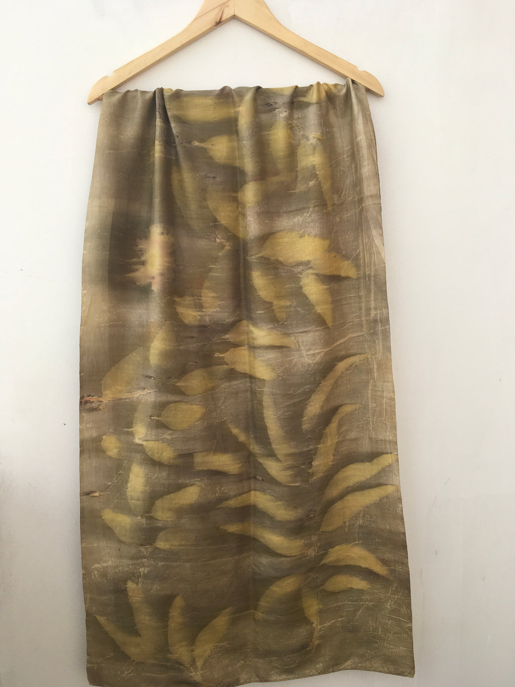Pomegranate Flower & Sunflower with Local Leaves | Naturally dyed