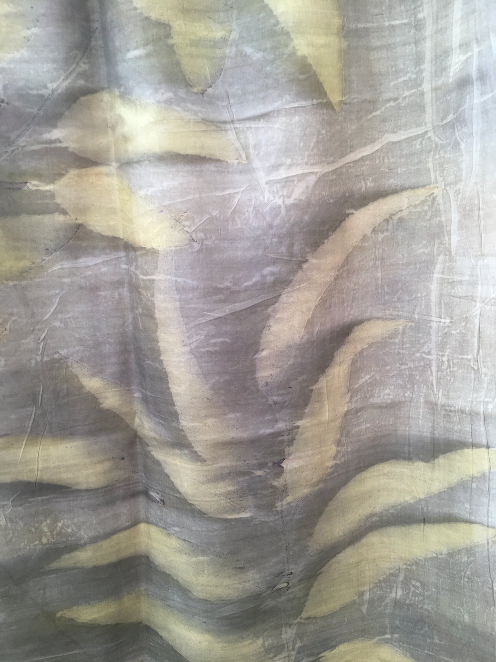 Pomegranate Flower & Sunflower with Local Leaves | Naturally dyed
