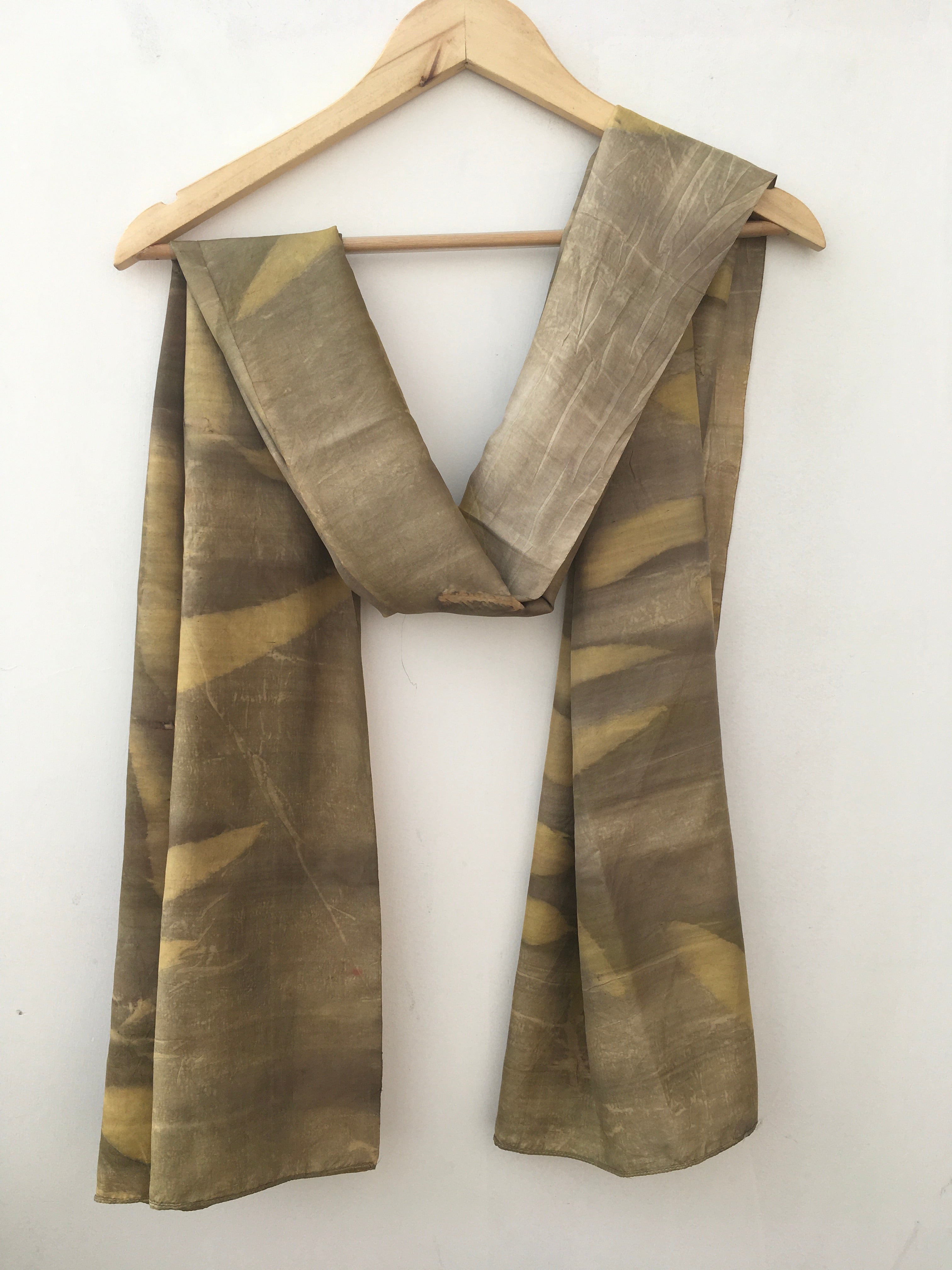 Pomegranate Flower & Sunflower with Local Leaves | Naturally dyed