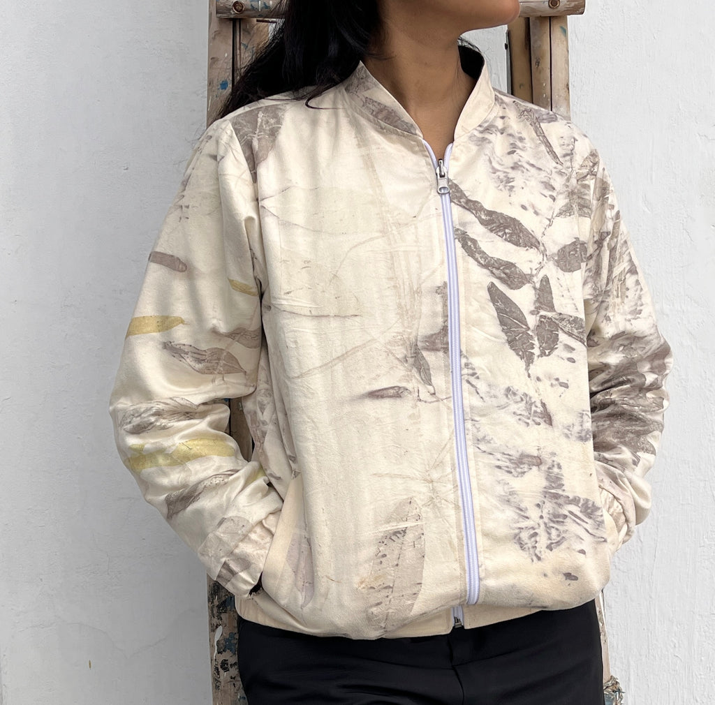Suede Bomber Reversible Jacket