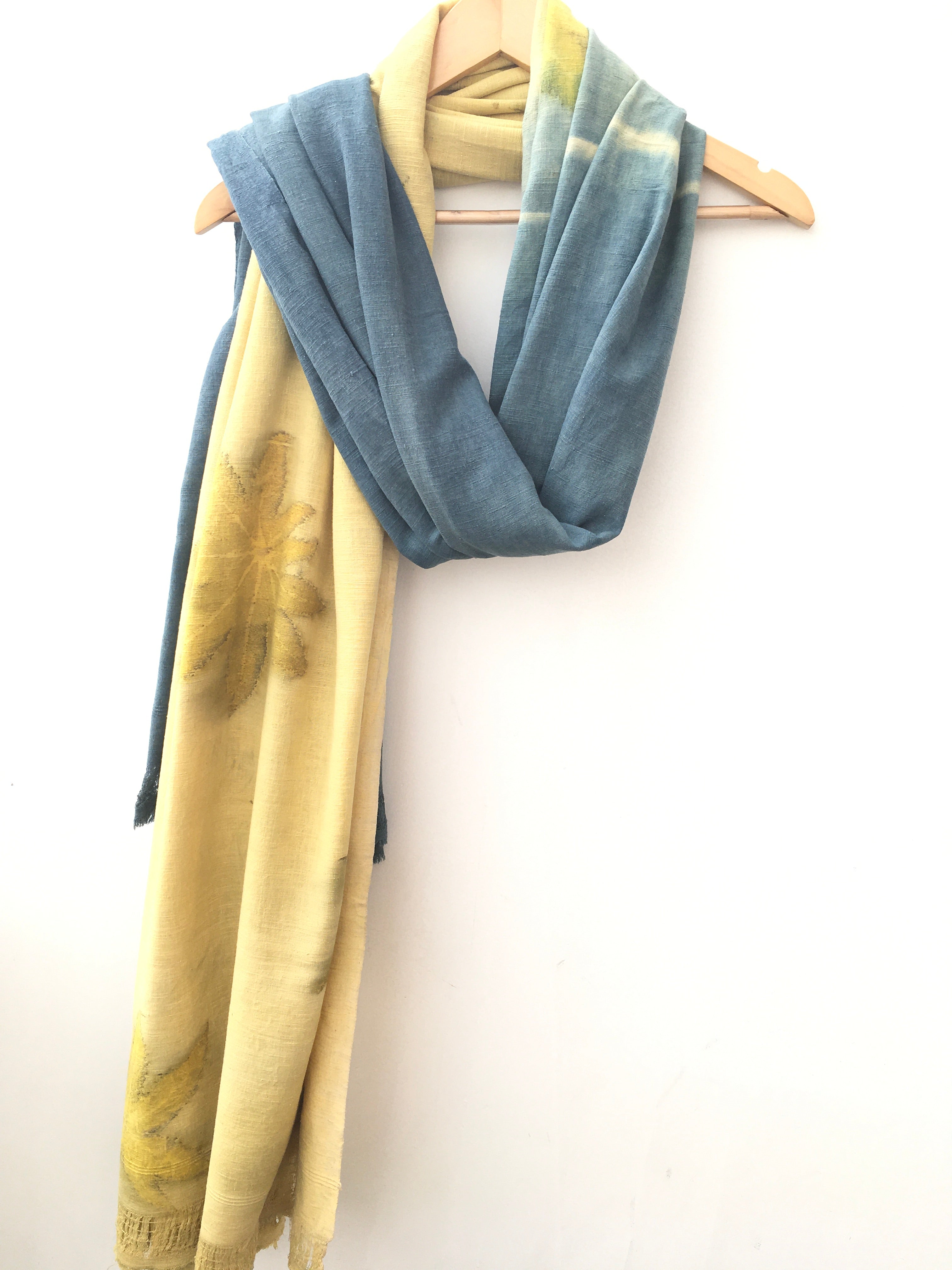 Castor Hymn Ahimsa (Eri) Silk Shawl XL