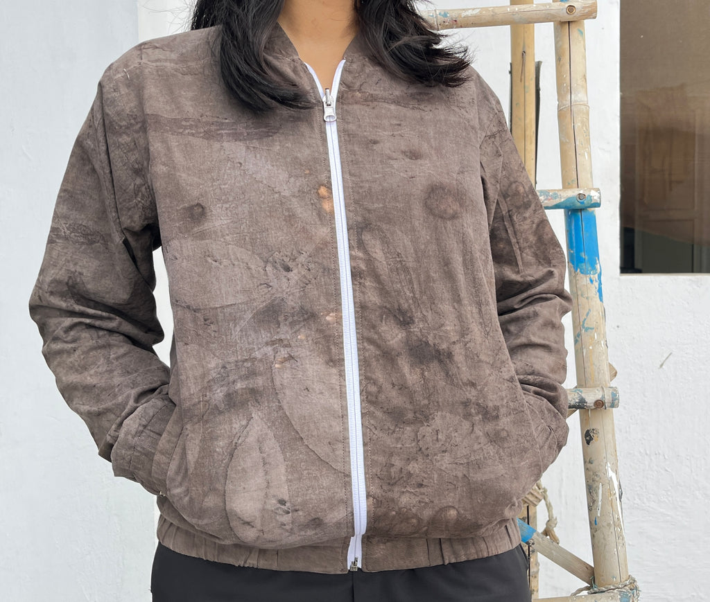 Suede Bomber Reversible Jacket