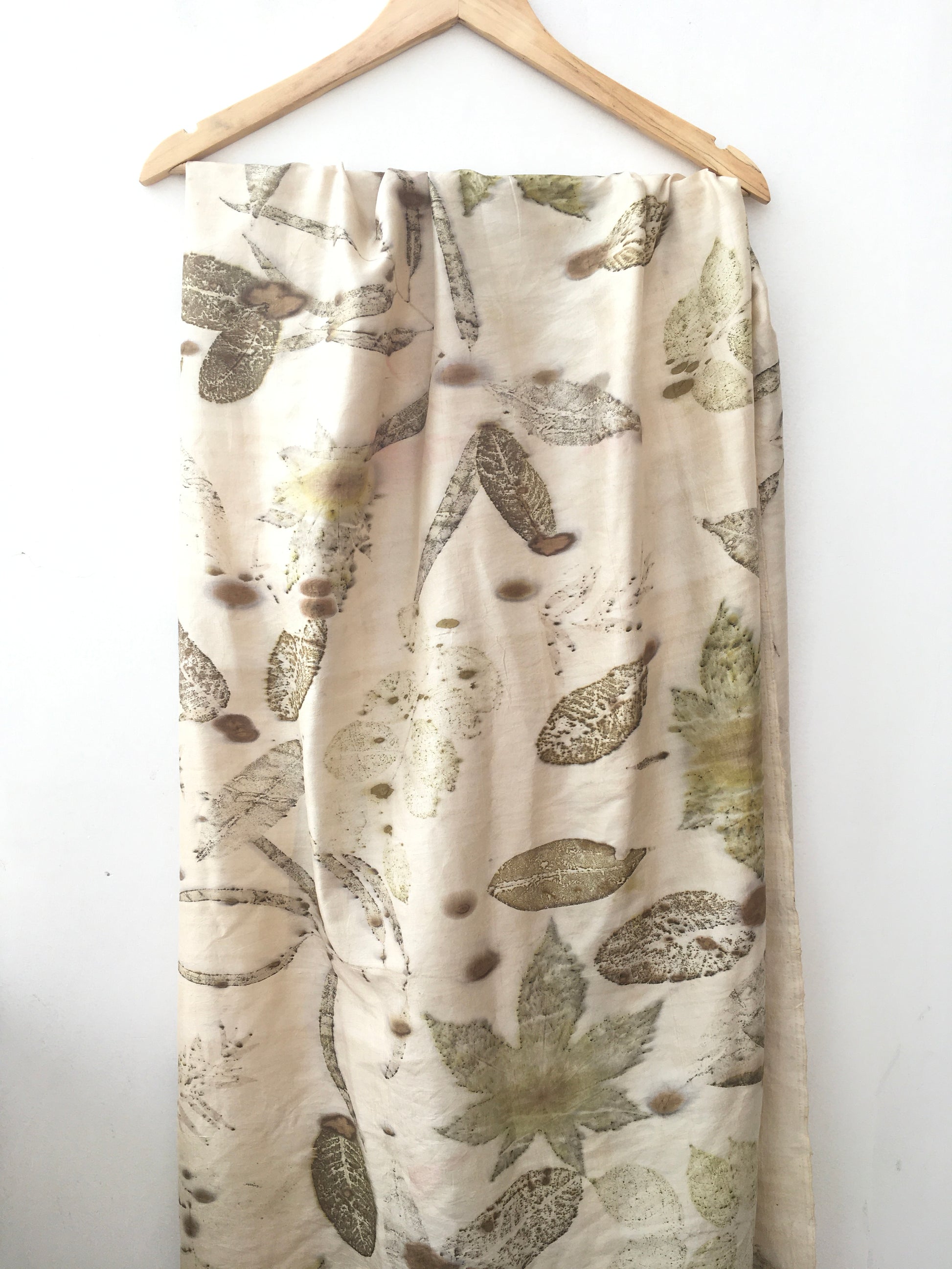 Olive Forest Silk Scarf