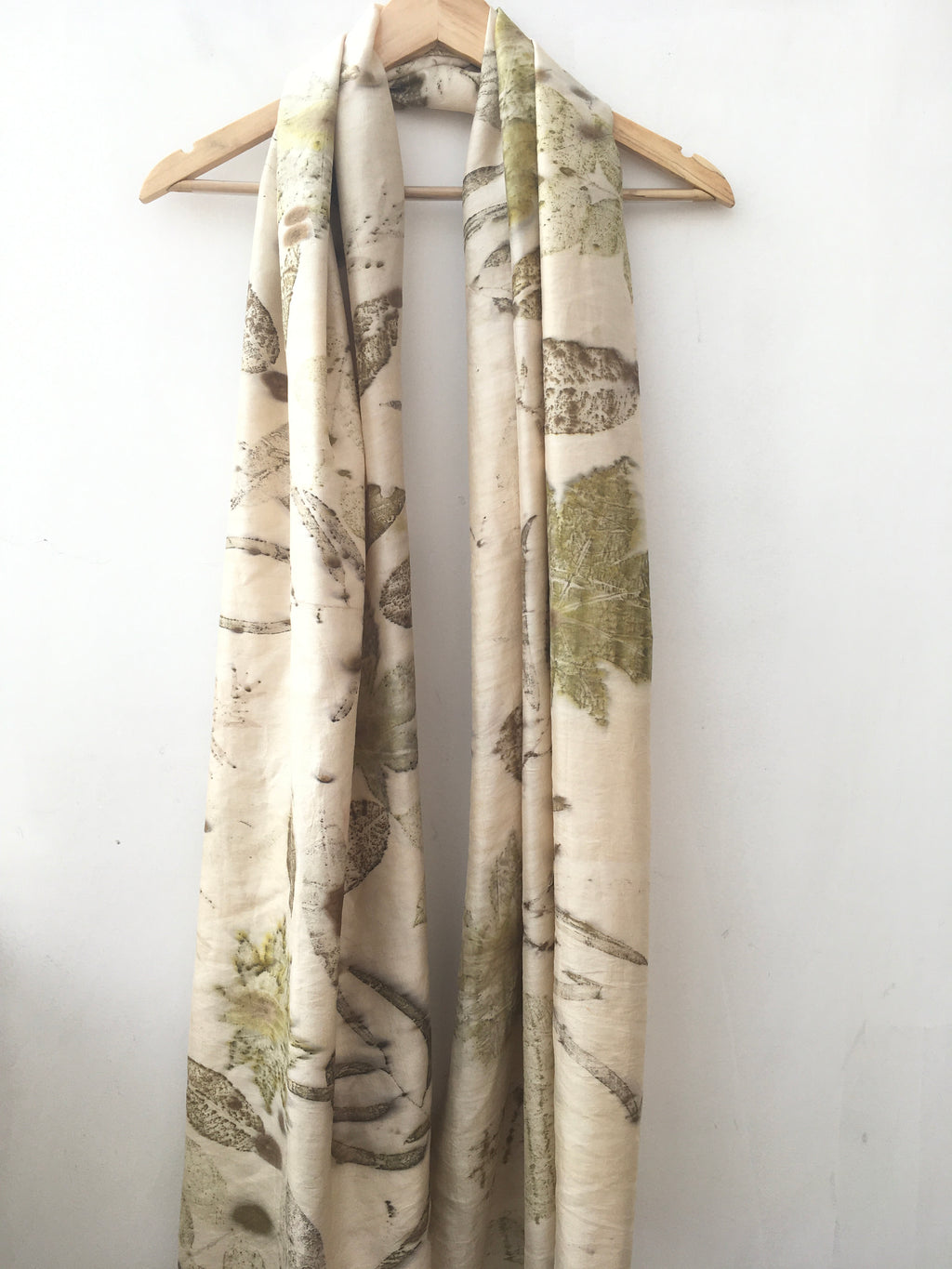 Olive Forest Silk Scarf