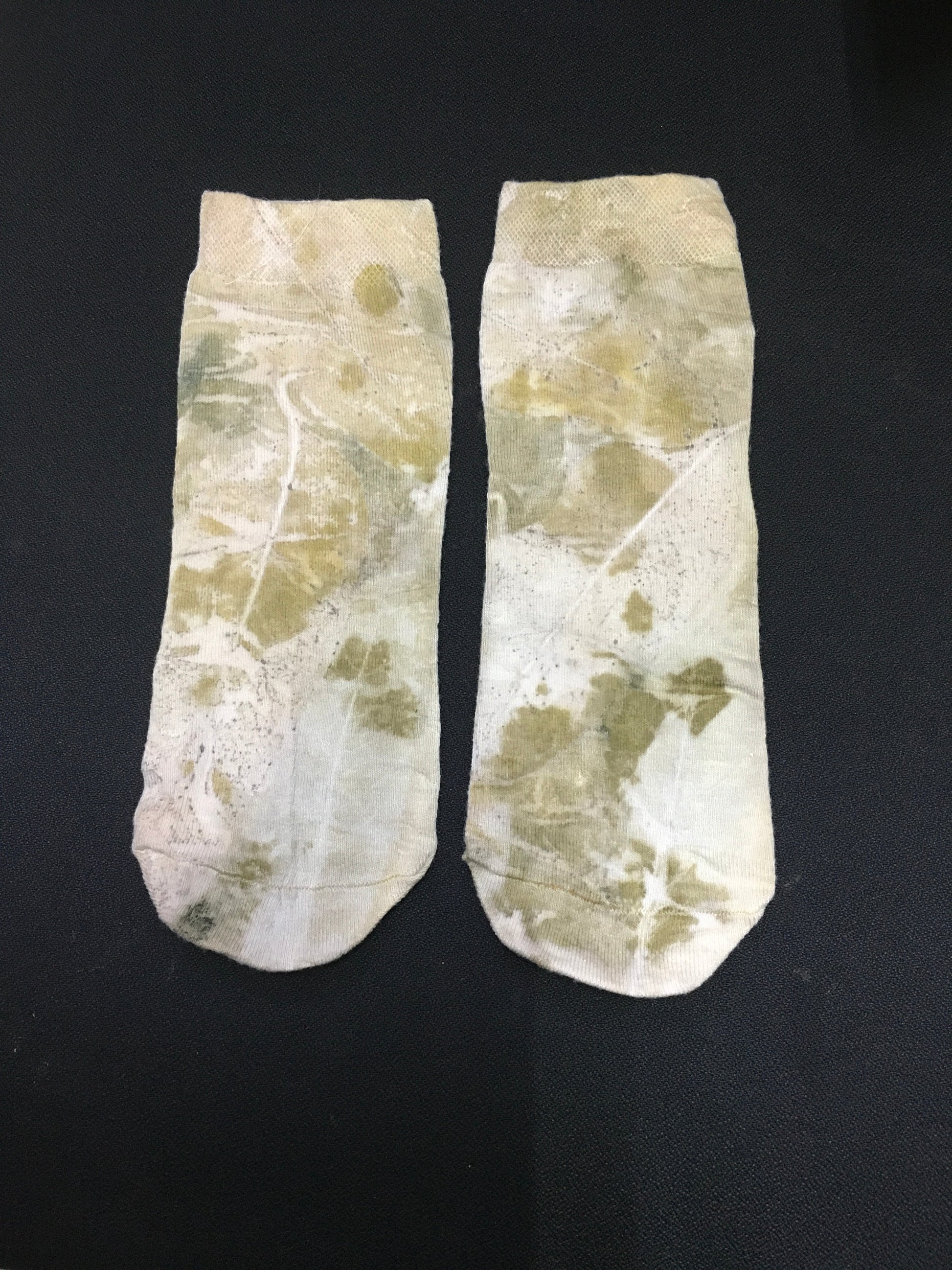 Soft Olive Green Cotton Socks
