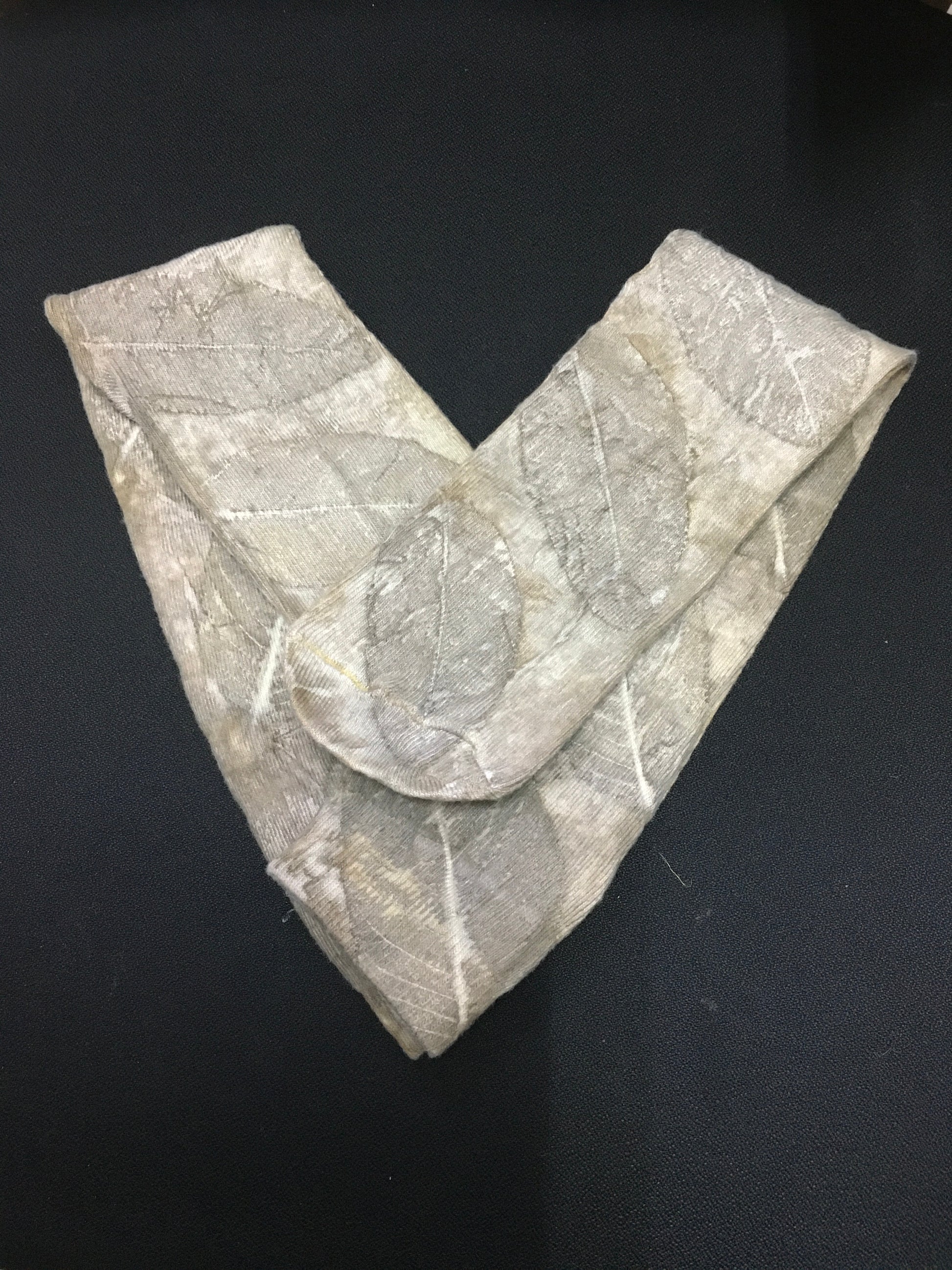 Catechu Dyed Cotton Long Socks