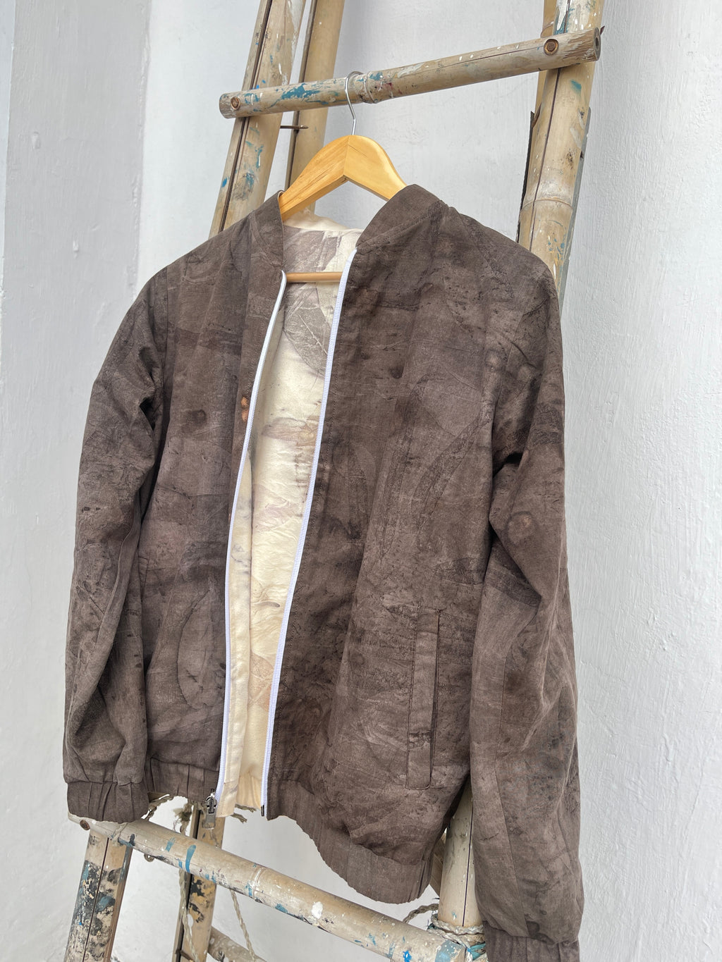 Suede Bomber Reversible Jacket