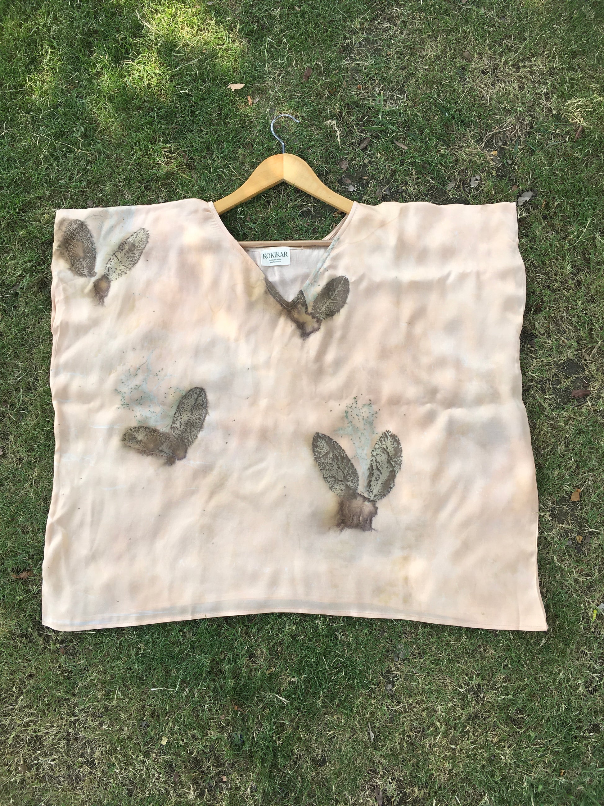 Botanical Kaftan Flared Top