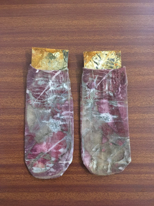 3-D Madder Forest Socks