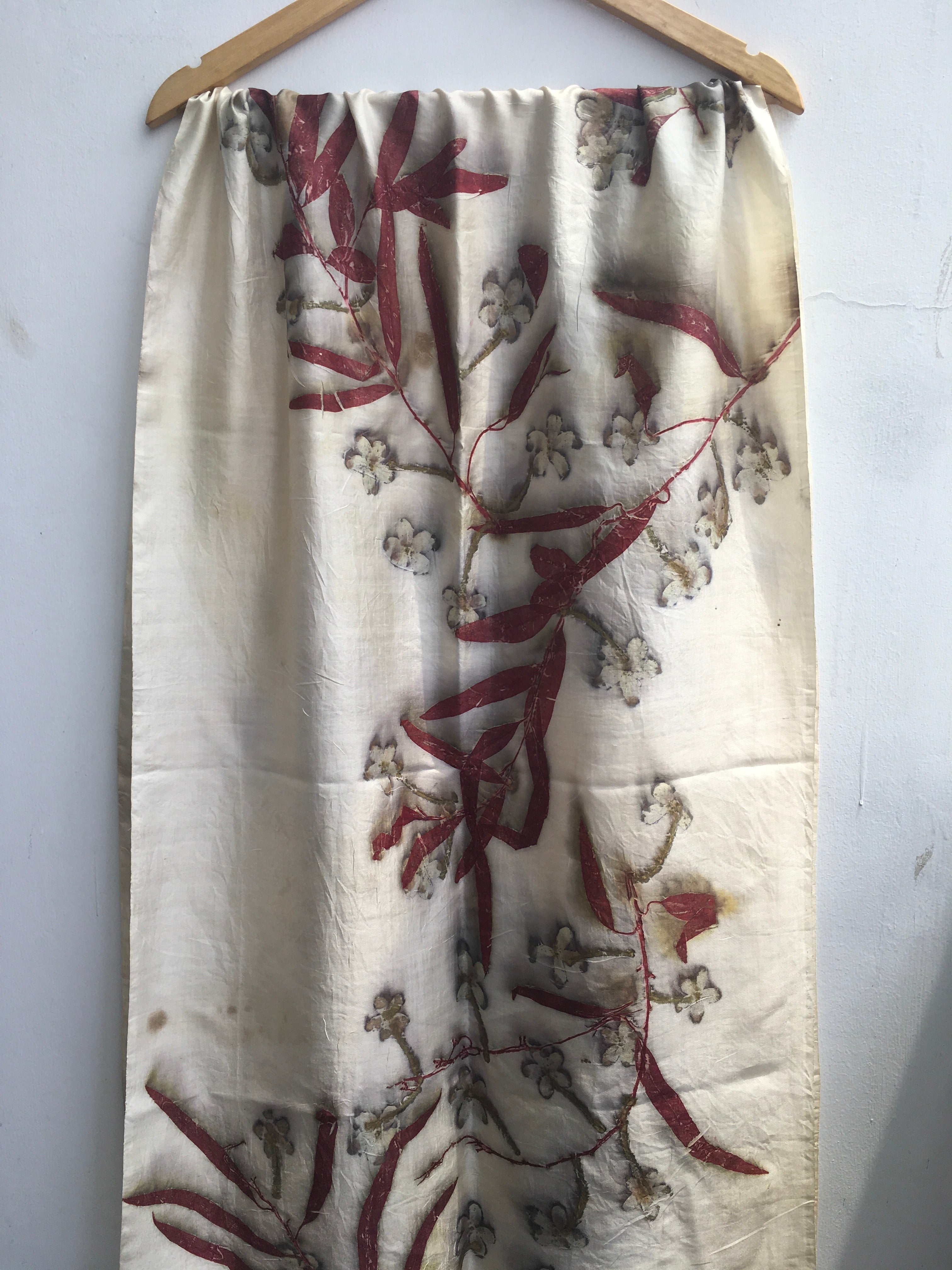 Real Blooming Mulberry Silk Scarf