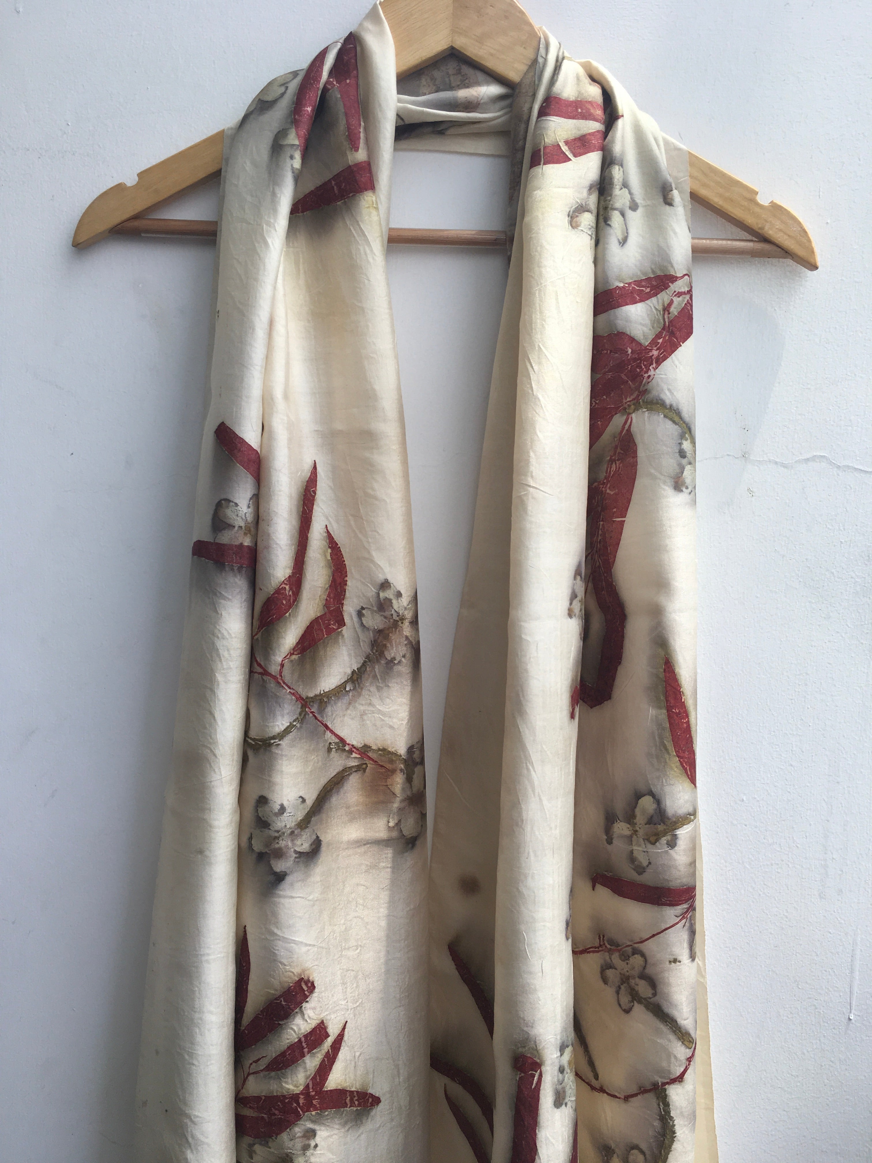 Real Blooming Mulberry Silk Scarf