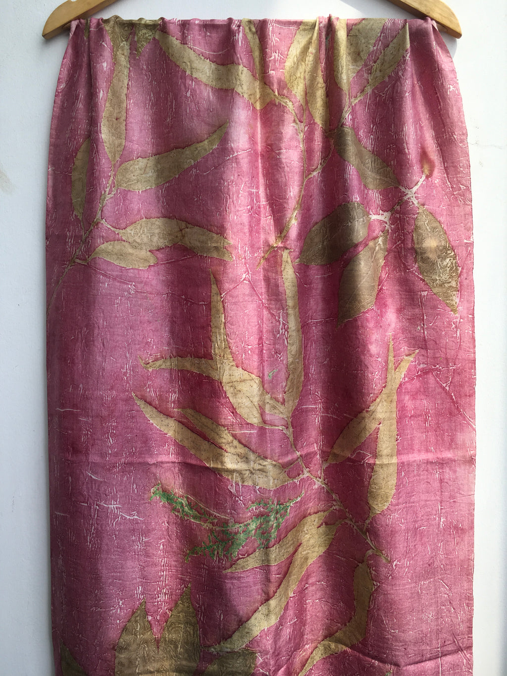 Blush Forest Ecoprinted Scarf