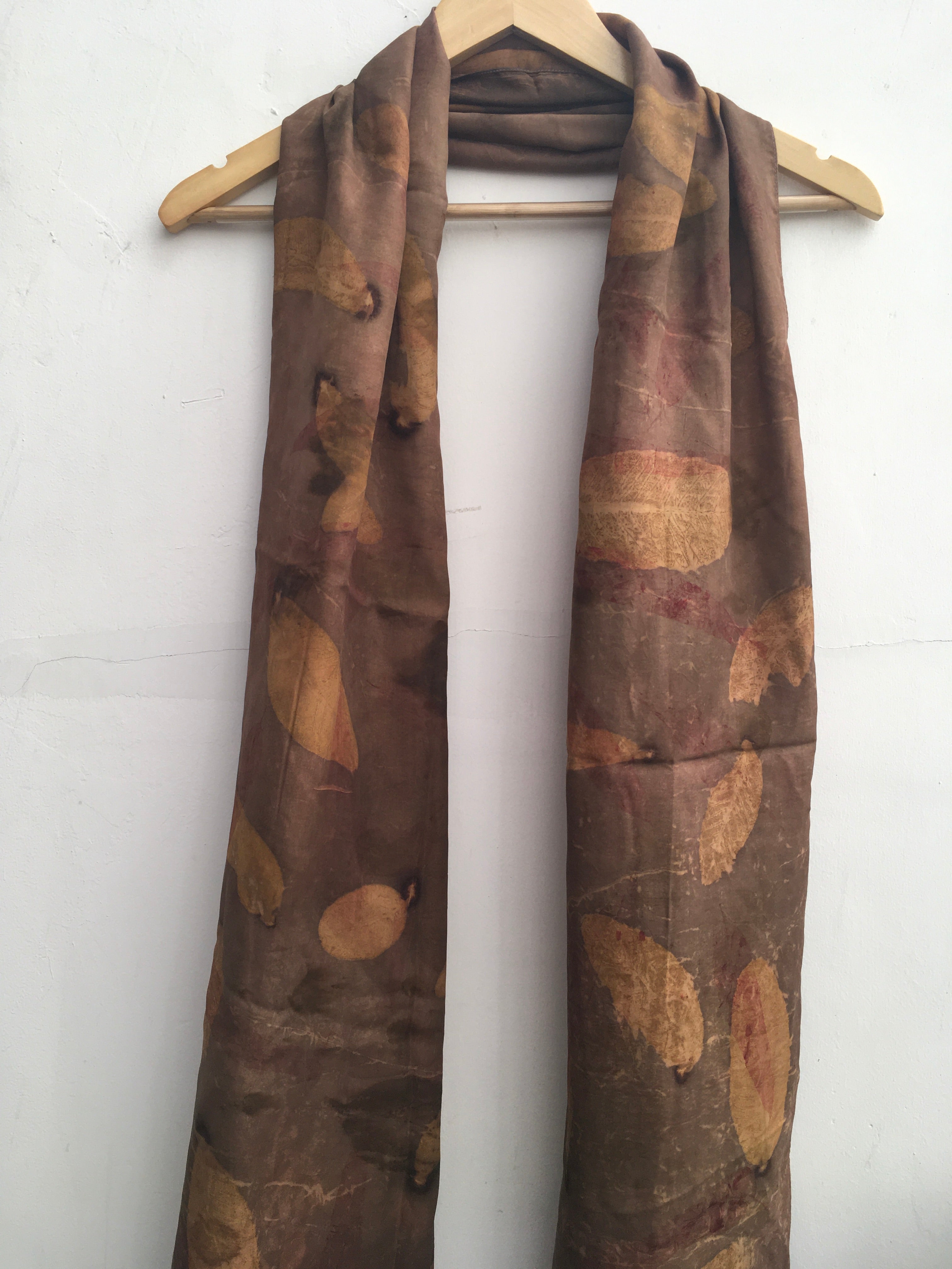 Catechu Botanical Silk Scarf