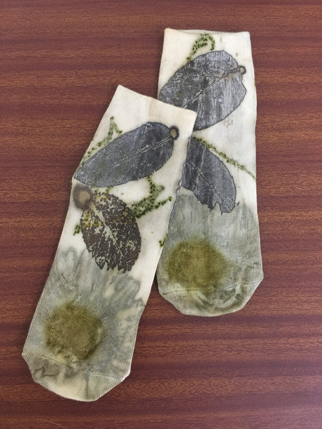 Woodland Walk Eco printed Socks