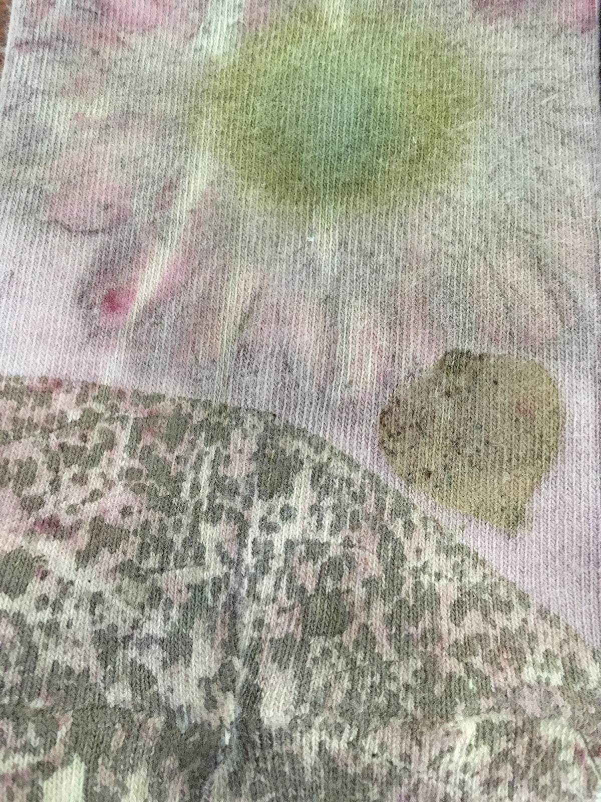 Fallen Petals Eco Printed Socks