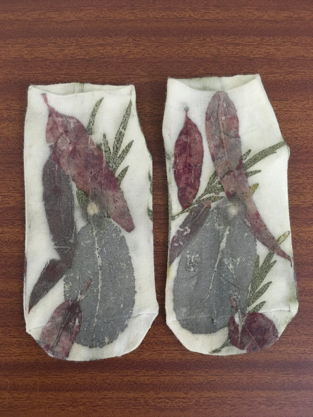 Wildleaf Ecoprinted Socks