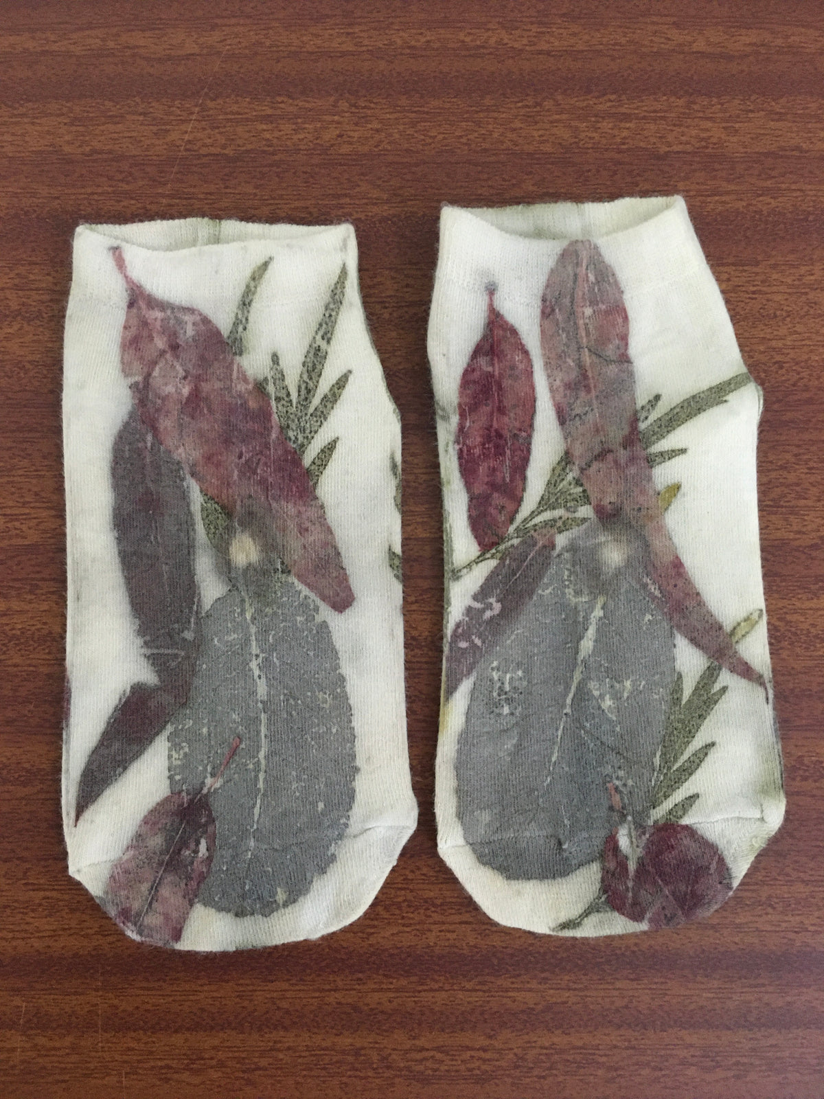 Wildleaf Ecoprinted Socks