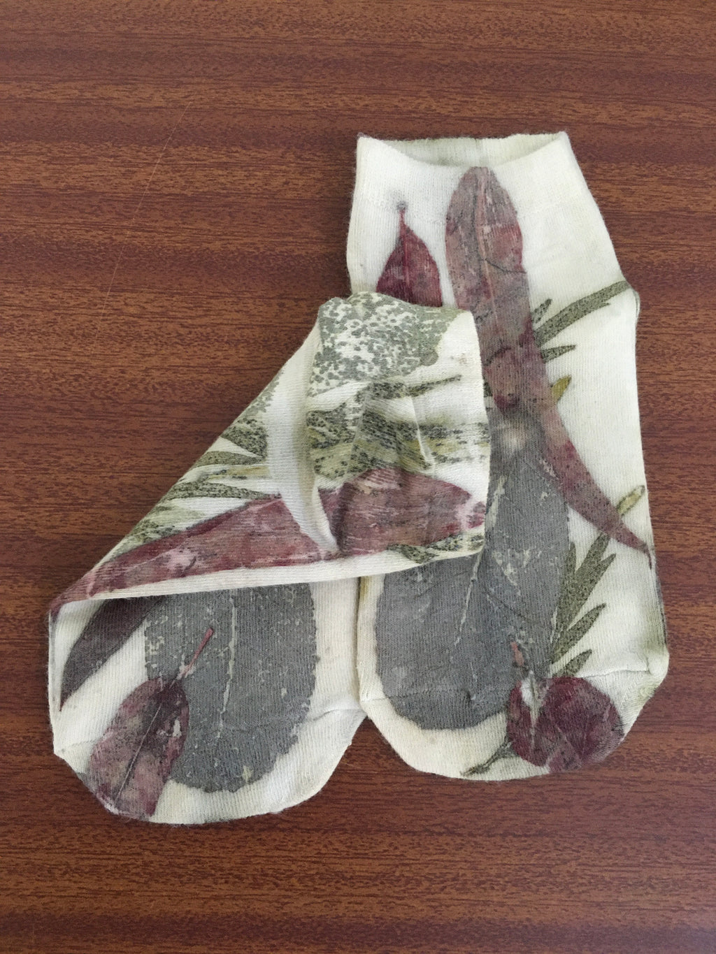 Wildleaf Ecoprinted Socks