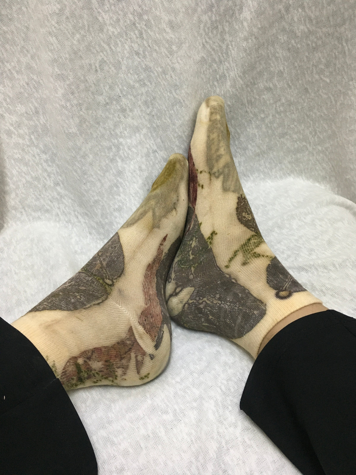 Woodland Walk Eco printed Socks