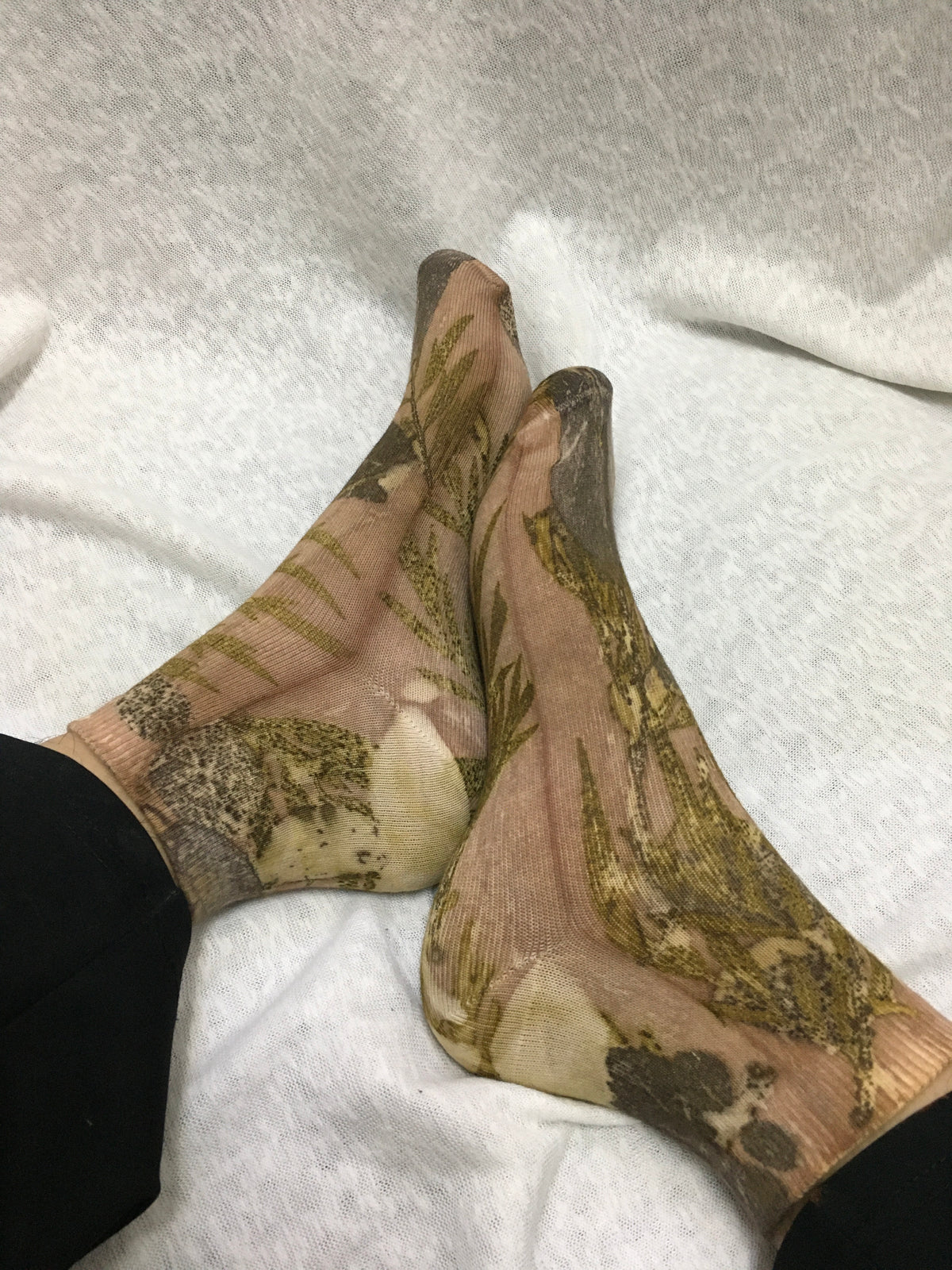 Forest Footprints Eco printed Socks