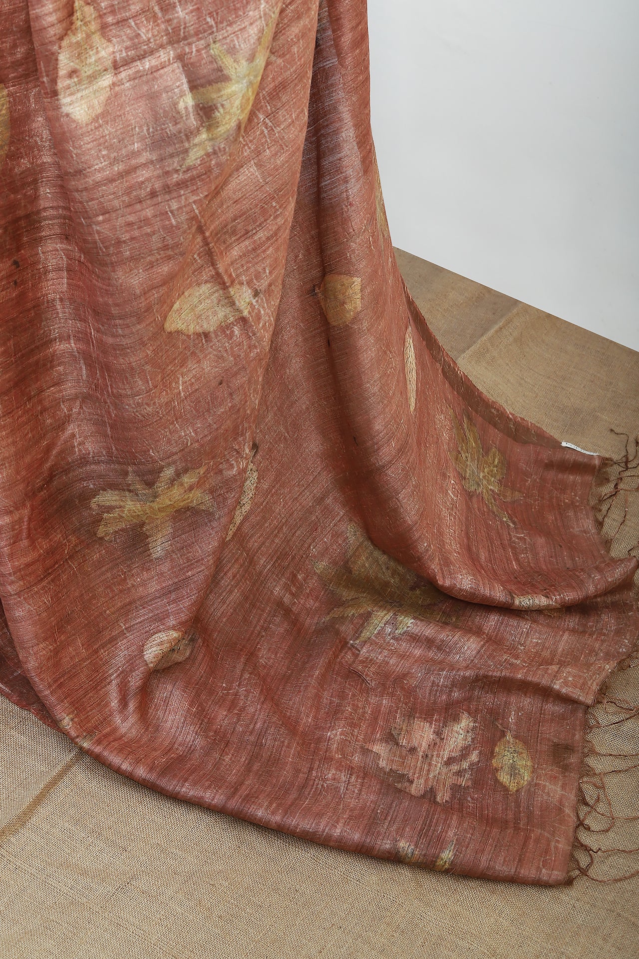 Sandstone Drape Matka Silk Saree