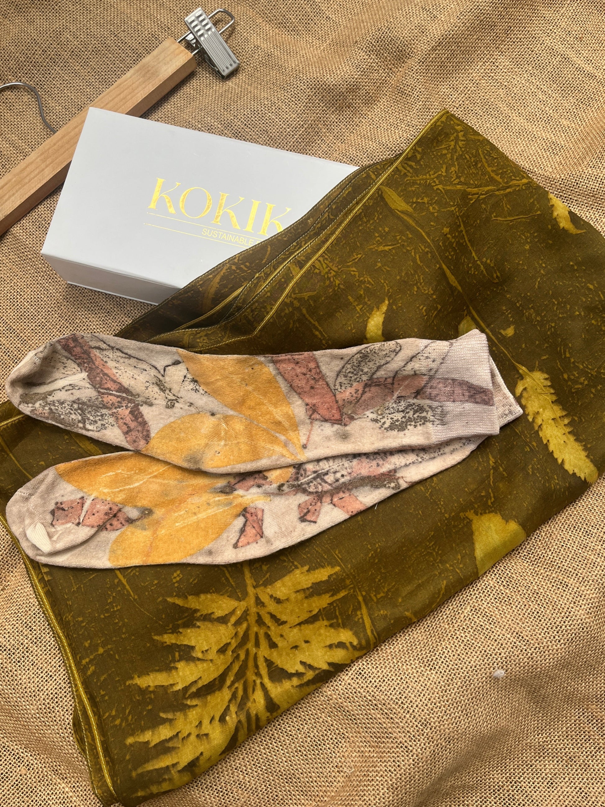 Thread Ecoprinted Gift Box