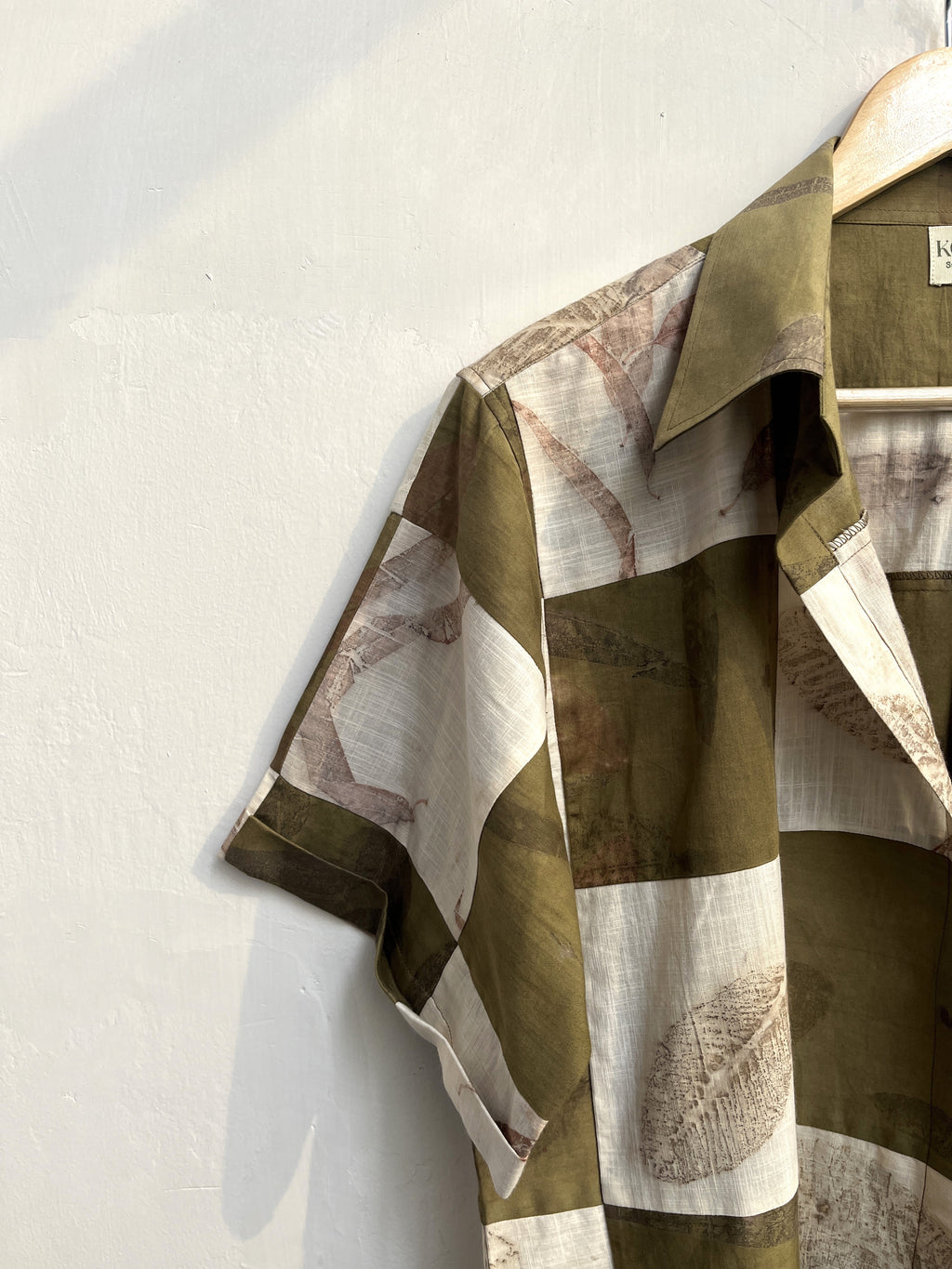 Patchwork Mulberry Shirt for Him