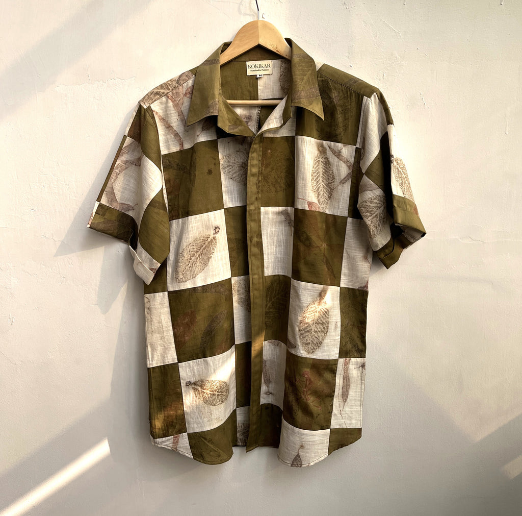 Patchwork Mulberry Shirt for Him