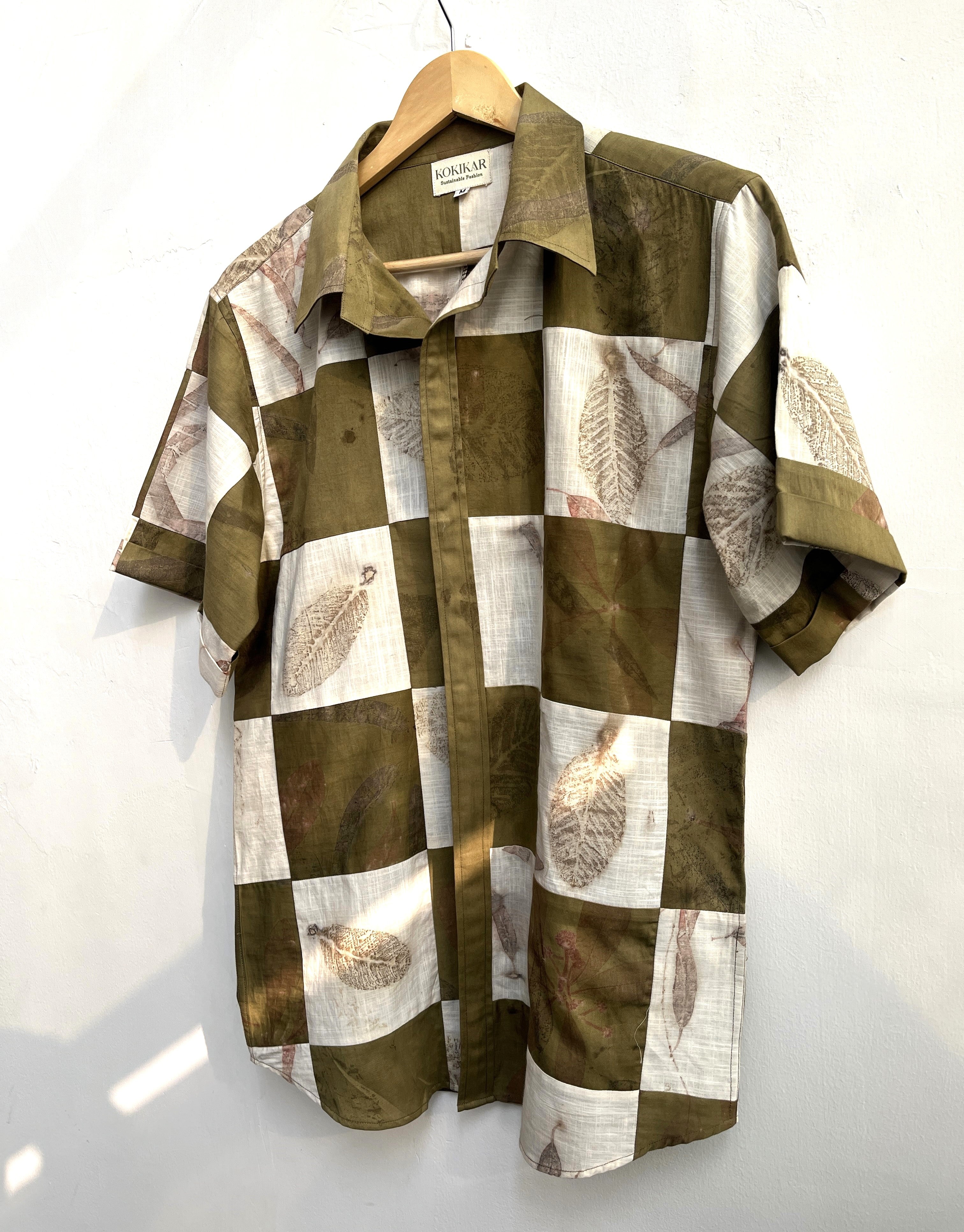 Patchwork Mulberry Shirt for Him