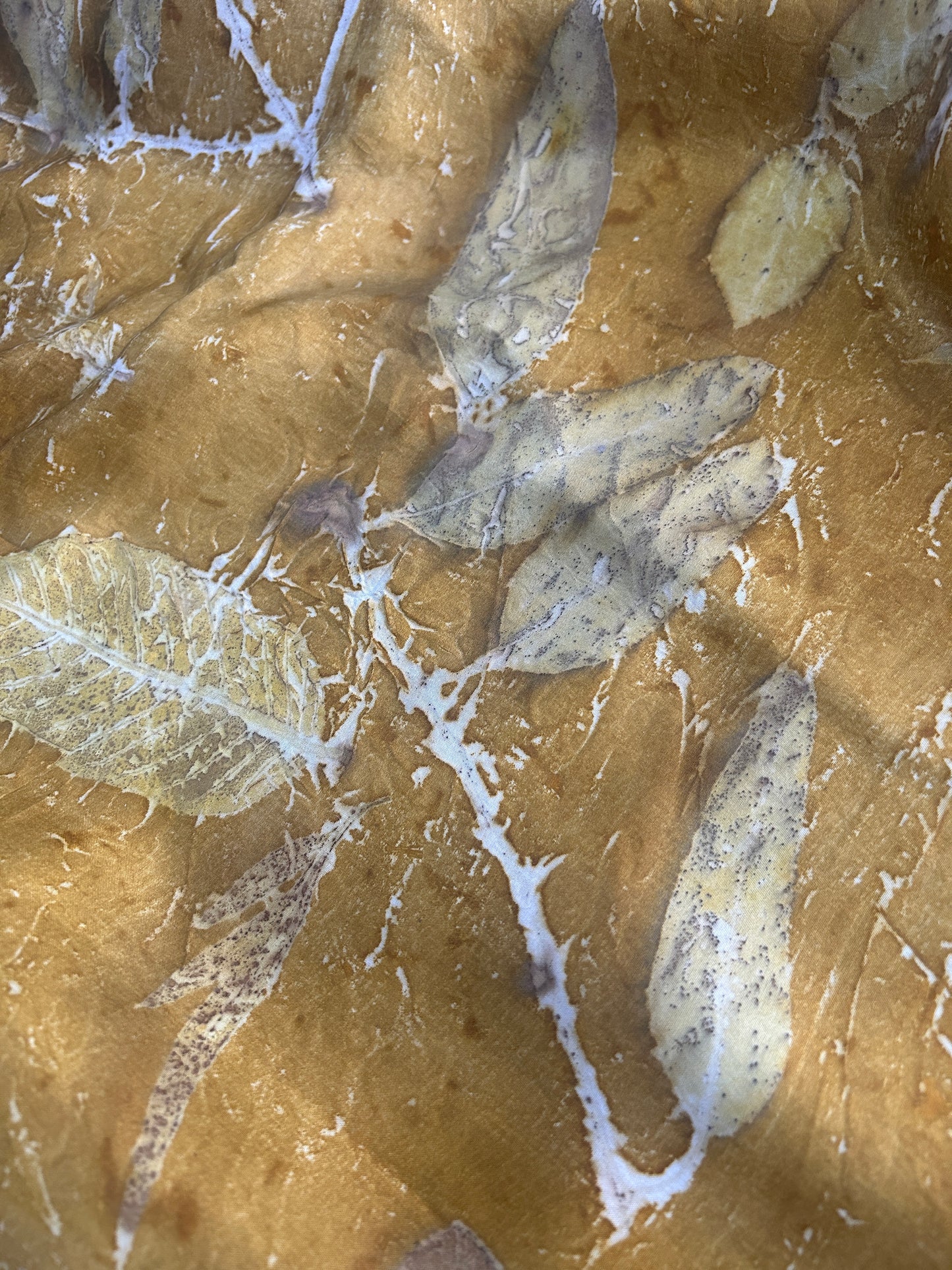 Golden Haze Pure Silk Fabric