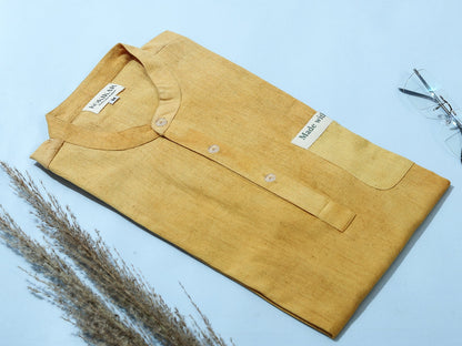 Turmeric Kirtan Short Kurta