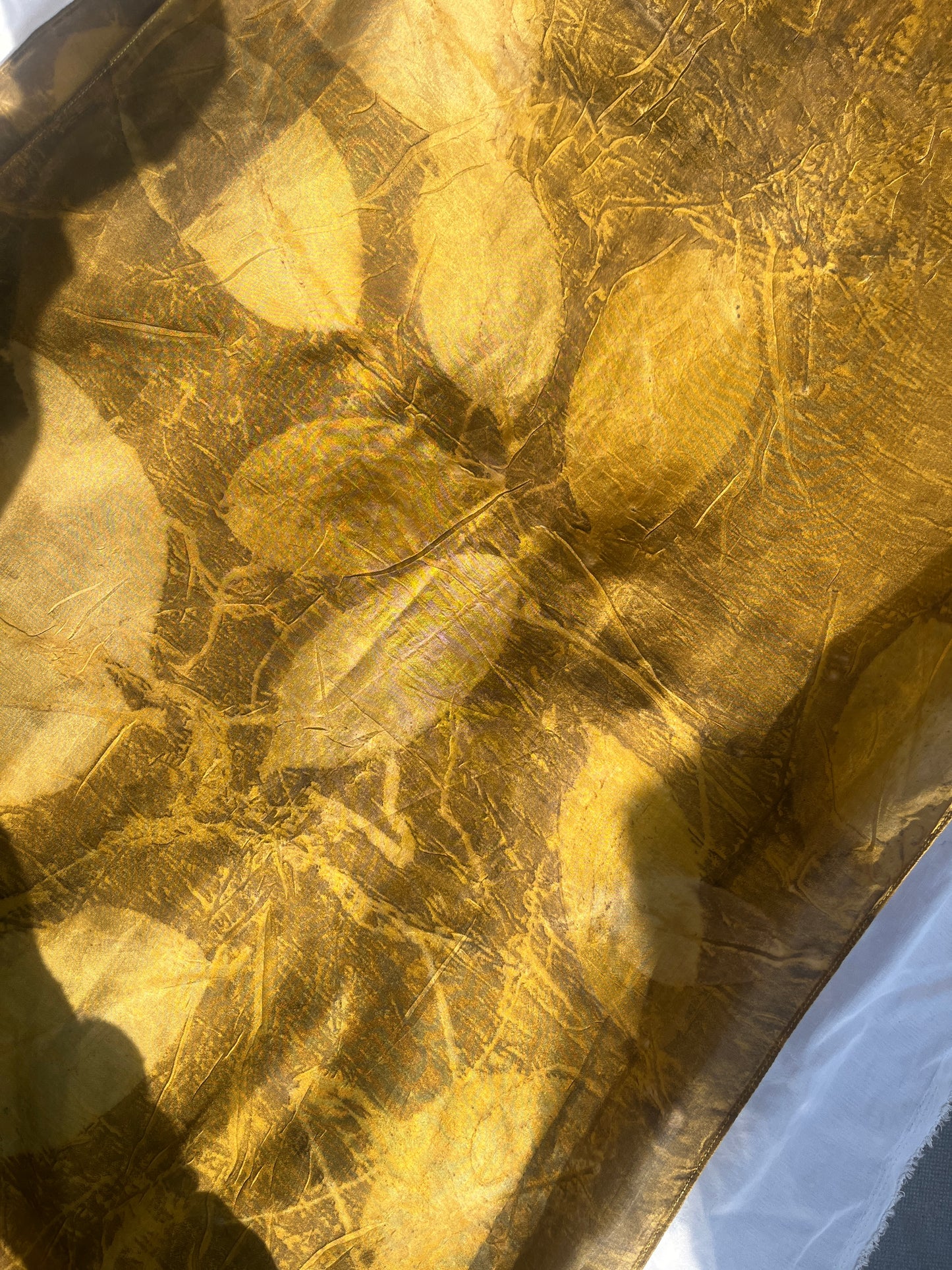 Golden Sheen Pure Silk Scarf