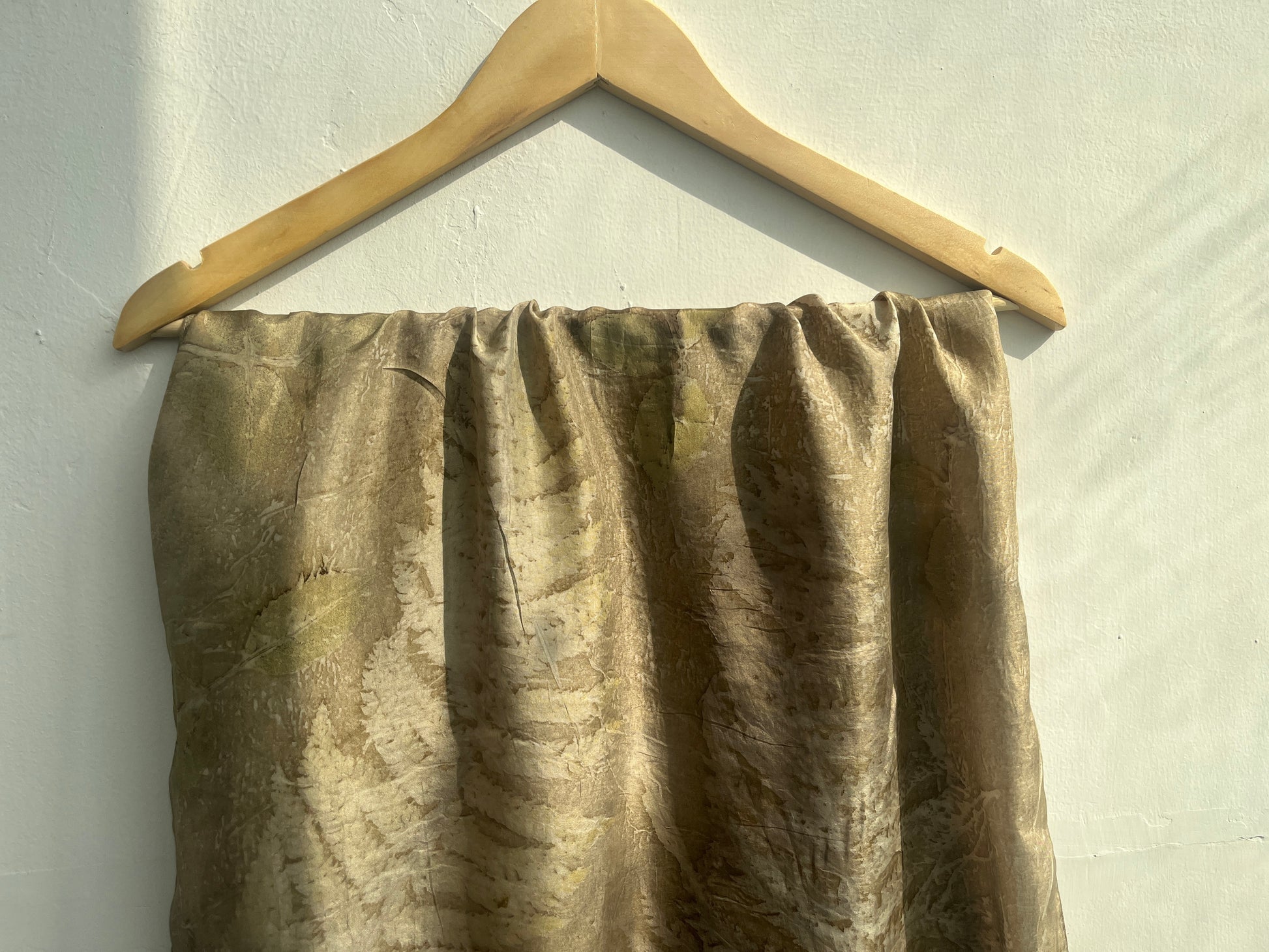 Ferns & Rose Silk Scarf