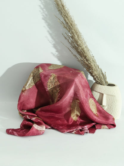 Sakura Drift Silk Scarf