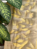 Pomegranate Flower & Sunflower with Local Leaves | Naturally dyed