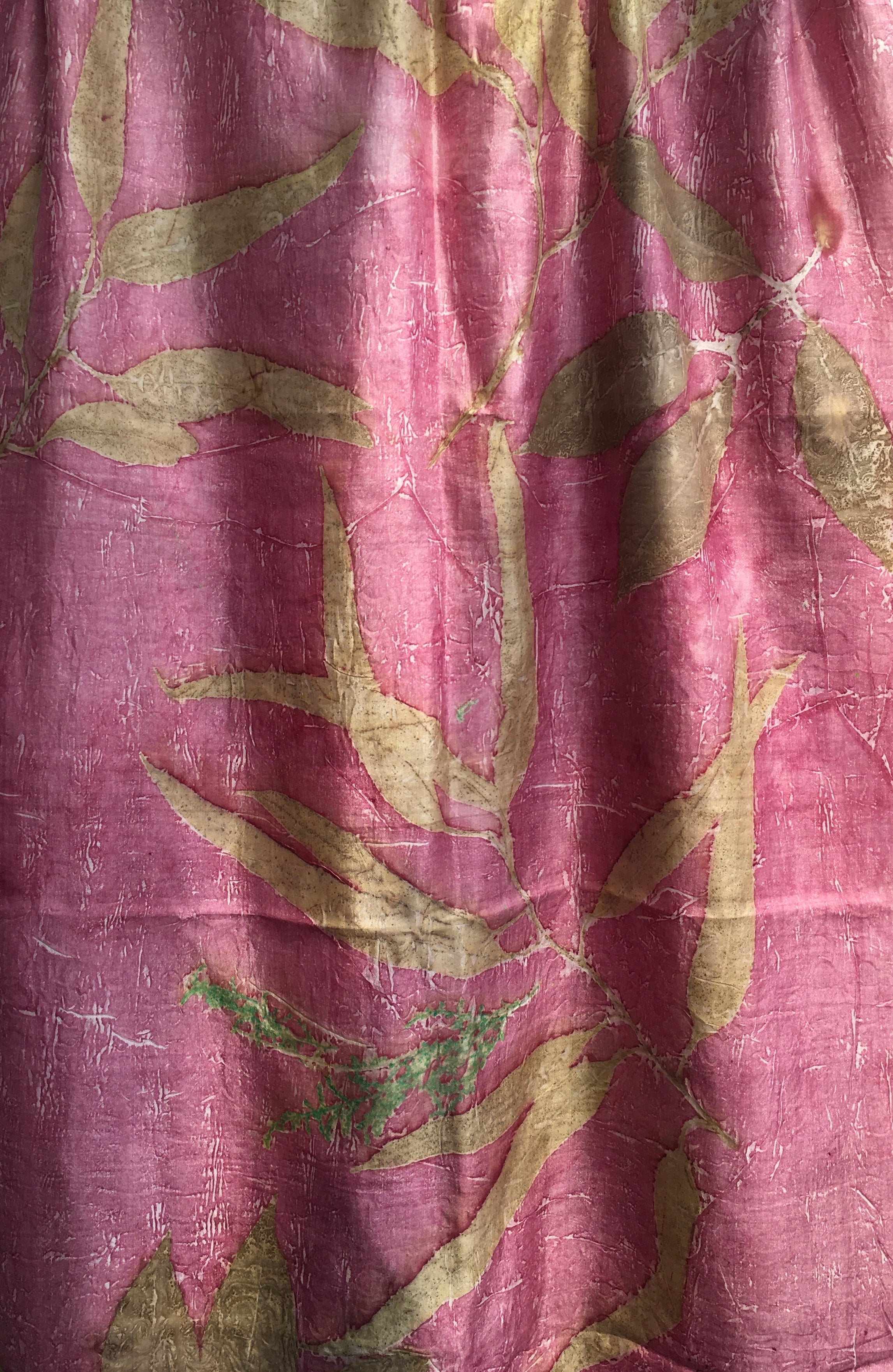 Blush Forest Ecoprinted Scarf