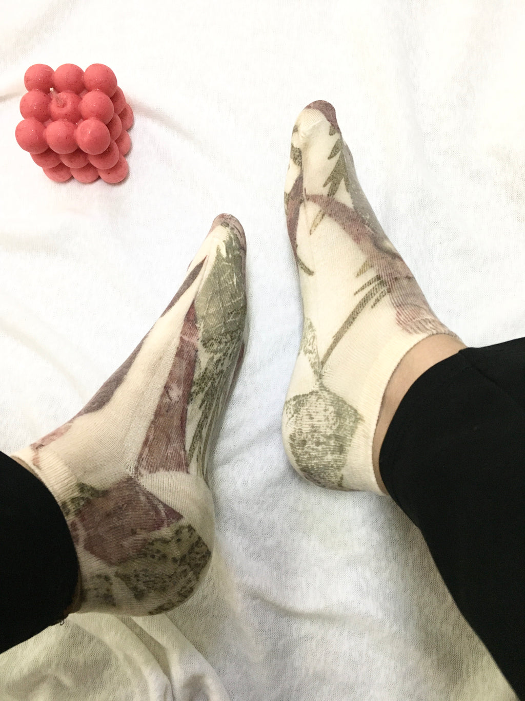 Wildleaf Ecoprinted Socks