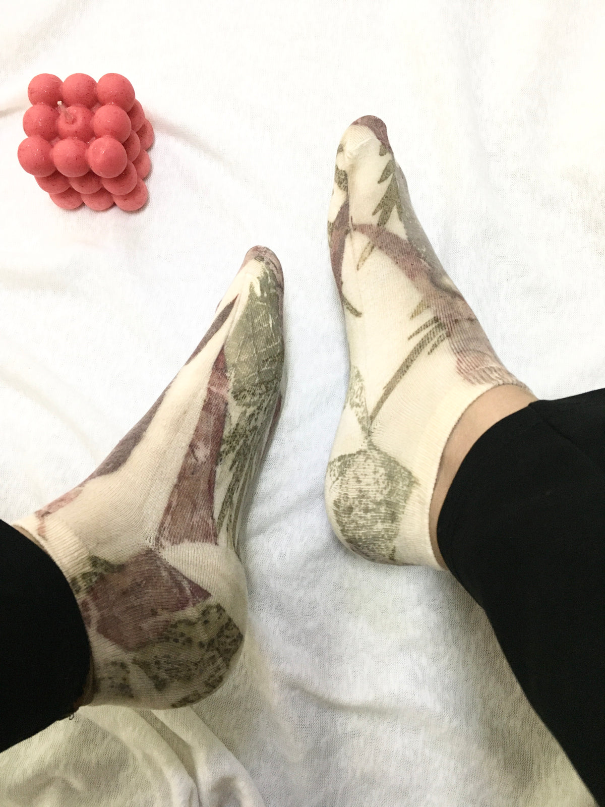 Wildleaf Ecoprinted Socks