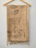 A hanging eri silk scarf