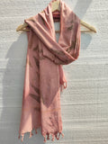 An ecoprinted cotton dupatta