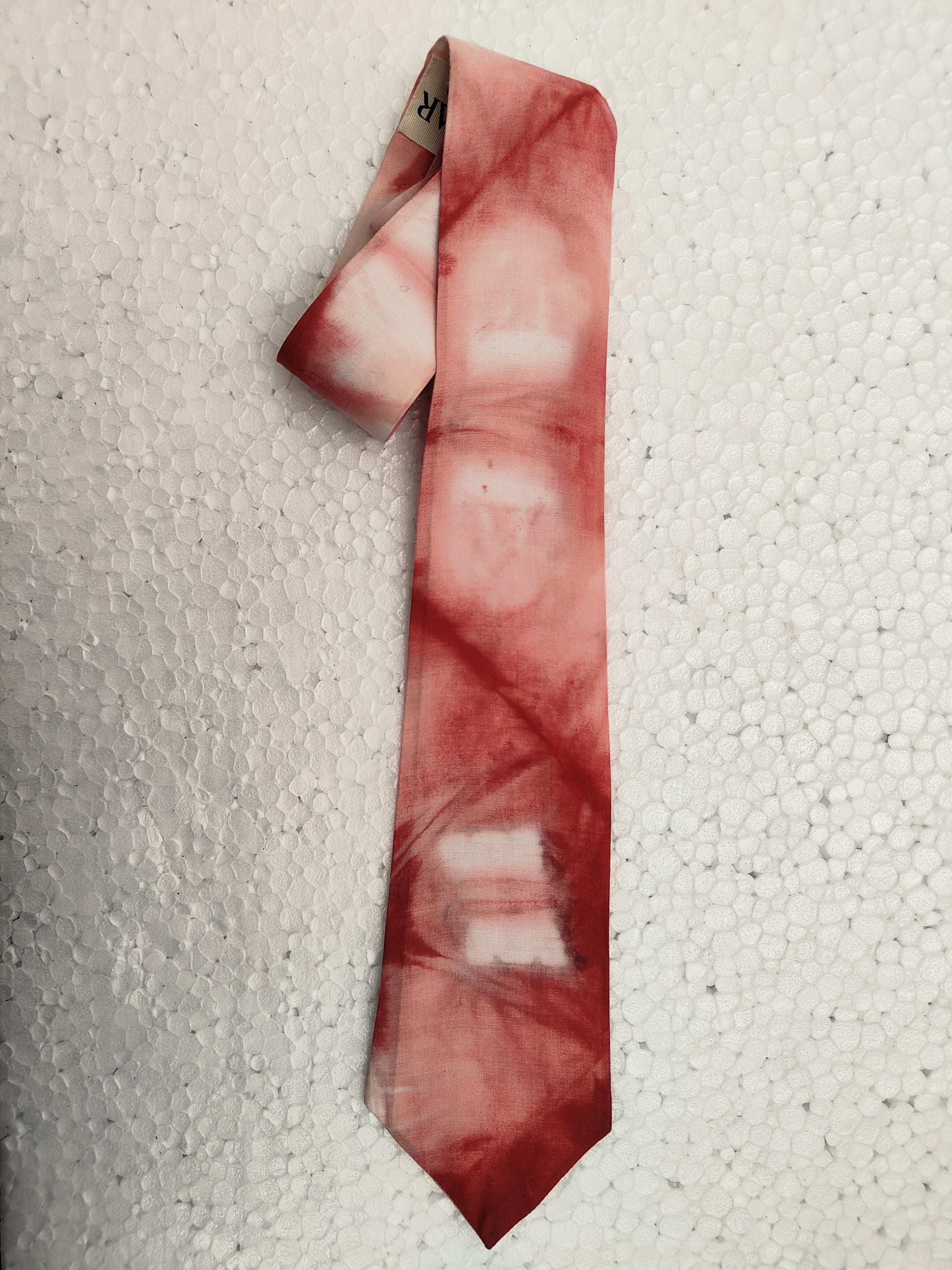 Mosaic Ecoprinted Pure Silk Tie