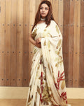Opal Essence Ecoprinted Pure Silk Saree