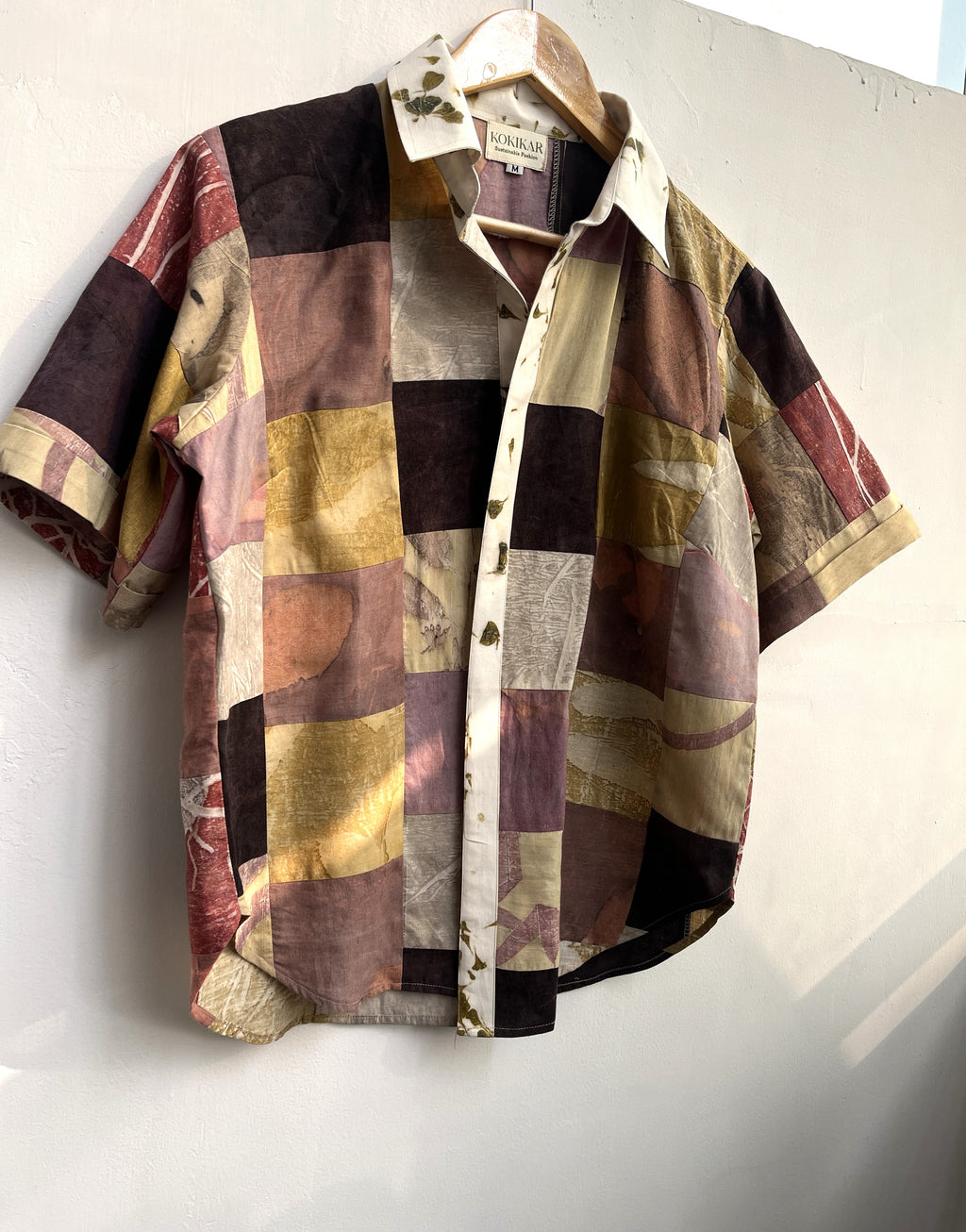 Patchwork Marigold Cotton Shirt