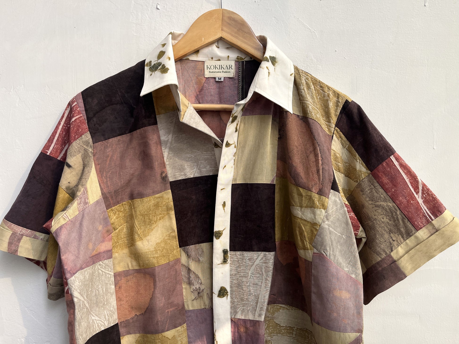 Patchwork Marigold Cotton Shirt